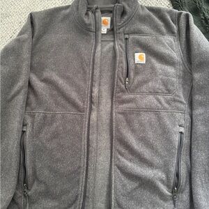 Carhartt Heather Gray Full-Zip Jacket
